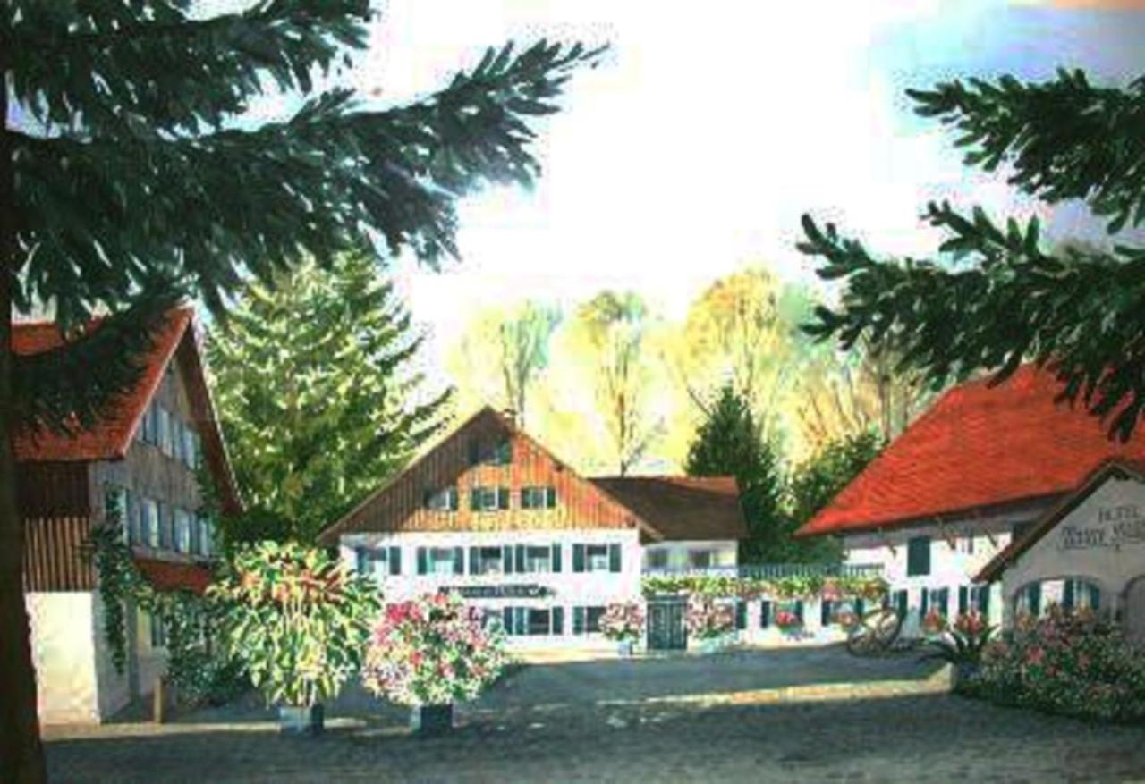 Hotel "Untere Muehle" Schwabmuhlhausen Exterior photo